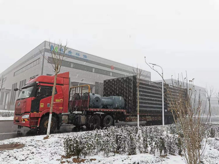 冒風雪、戰嚴寒,2020新年伊始濕電除塵器發貨貴州