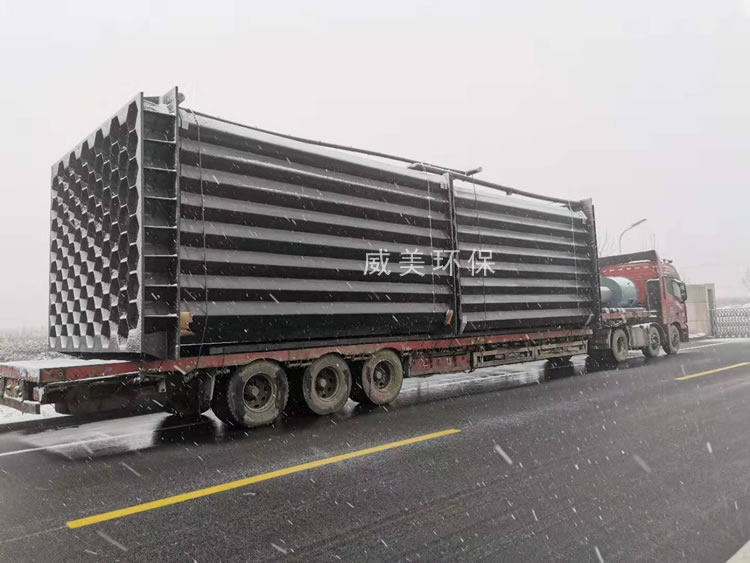 冒風雪、戰嚴寒,2020新年伊始濕電除塵器發貨貴州