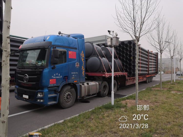 河北威美環(huán)保四川黃磷濕式電除塵器項(xiàng)目開始發(fā)貨